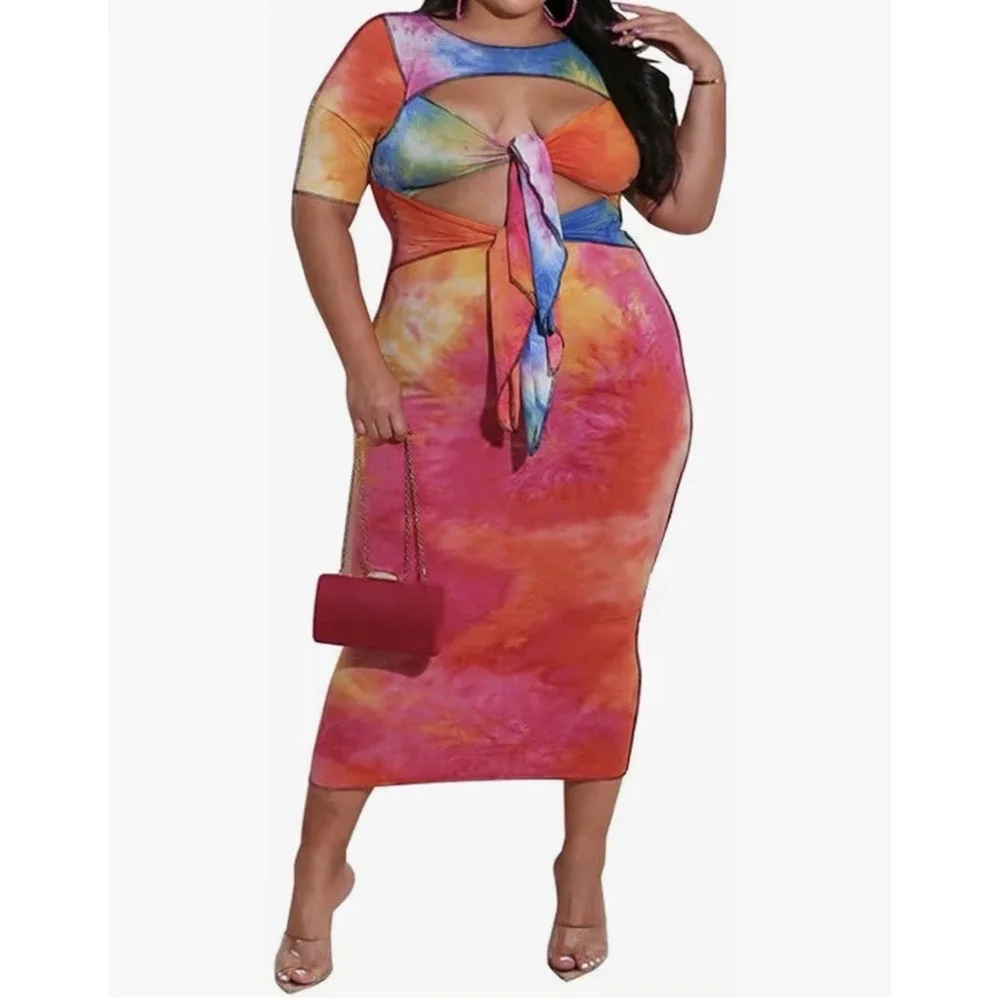 orange ruched midi dress Sunset Red Timeless Form Ruched Midi Dress